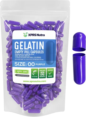 Vista 9 de XPRS Nutra Cápsulas vacías tamaño 00 – 100 cápsulas vacías de gelatina – Pastillas de relleno de cápsulas de bricolaje – Cápsulas de gel rellenables