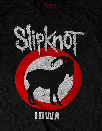 Vista 3 de Slipknot Unisex Tee Iowa Goat (Back Print) - X-Large - Black