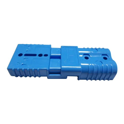 Vista 4 de Conector de batería de 175 amperios 600 V, conector de enchufe de batería de 175 amperios (azul, 1/0AWG)