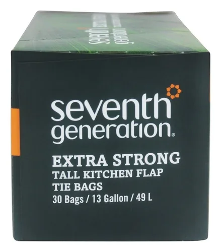 Vista 3 de Seventh Generation, Bolsas de basura altas para cocina de 13 galones, 30
