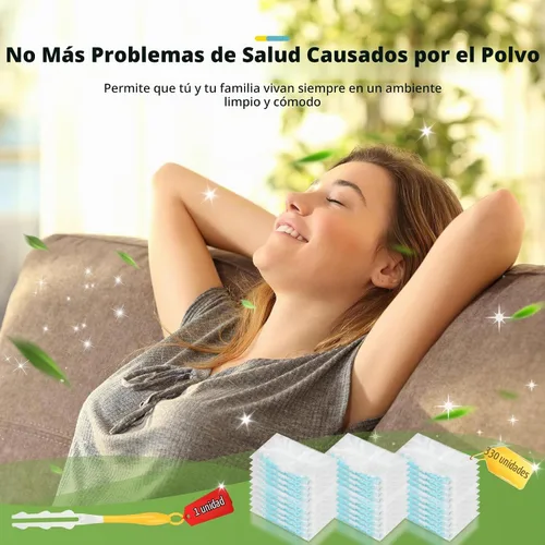 Vista 7 de 30 repuestos de plumero compatibles con plumeros de mango de 180° Reemplazo de plumero multisuperficie resistente de 180° con 1 mango estándar
