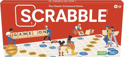 Vista 7 de Hasbro Gaming Juego de mesa Scrabble, juegos clásicos de palabras para niños de 8 años en adelante, divertido juego familiar para 2 a 4 jugadores