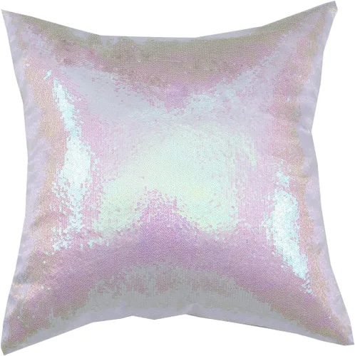 Vista 32 de Poise3EHome - Juego de 2 fundas de almohada de lentejuelas rojas, 18 x 18 Rojo