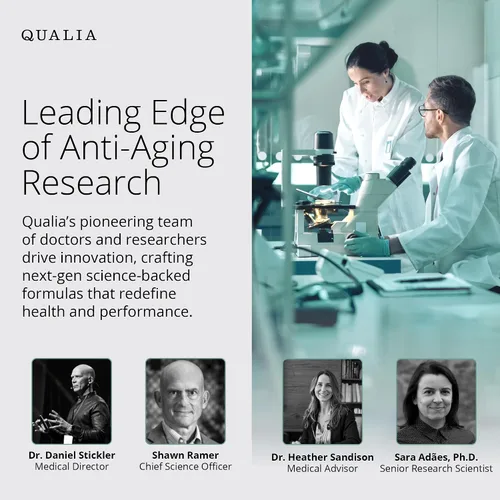 Vista 8 de QUALIA LIFE SCIENCES Suplemento senolítico, fisetina, quercetina, piperlongumina y más, suplemento para el envejecimiento, apoya la reparación