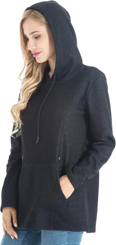 Vista 57 de Bearsland - Sudadera de lactancia y maternidad para mujer, con bolsillos y capucha