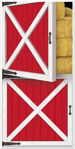 Vista 8 de Beistle Cubierta para puerta con bandera estadounidense, 30 x 5 pies, rojo/blanco/azul