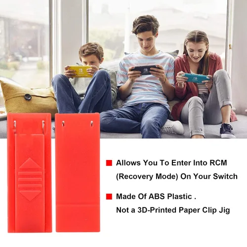 Vista 3 de RCM Jig for Nintendo Switch, EMiEN RCM Clip Short Connector RCM Tool for Nintendo Switch NS Recovery Mode