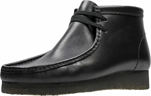 Vista 30 de Clarks Wallabee Chukka Botas para hombre cera de abeja cuero