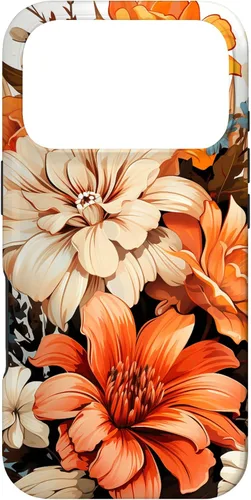 Vista 29 de Funda para iPhone 11 Pro Max Vintage Autumn Flower Fall Pumpkin Girl Women Fall