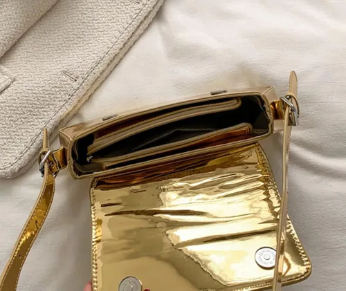 Vista 6 de Bolso de noche para mujer, Y2k, plateado, bolso hobo, bolso de mano, bolso de mano, bolso de mano, bolso de fiesta, bolso de mano, bolsos cruzados