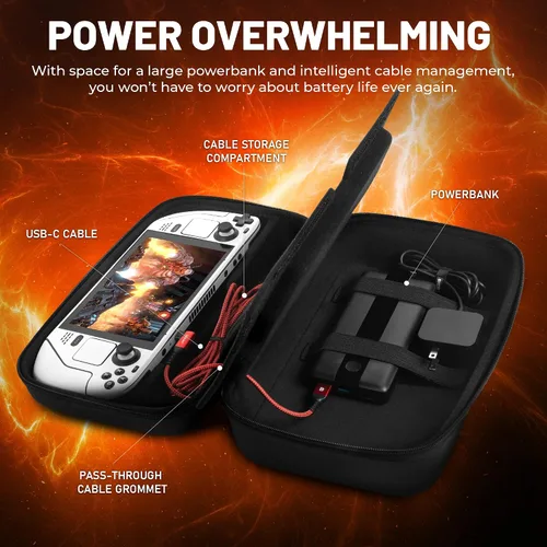 Vista 2 de JUBMACH Steam Deck Carrying Case Compatible with Steam Deck Cover TPU - Protective Case for Steam Deck Console & Accessories Non-slip Shockproof