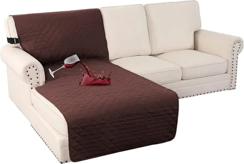 Vista 78 de Turquoize Funda 100 % impermeable para sillón de ala, protector de sofá, triple antideslizante, protector de muebles para mascotas, niños, perros