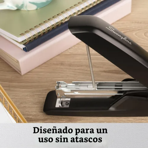 Vista 4 de Swingline grapadora estándar, versión eco, capacidad para 15 hojas., Negro