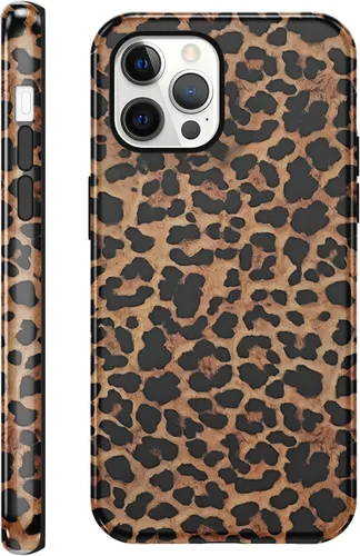 Vista 39 de Funda de teléfono con estampado de guepardo para iPhone 7/8/SE 2020/2022 de 4.7 pulgadas, funda de lujo con diseño de leopardo marrón coqueta a
