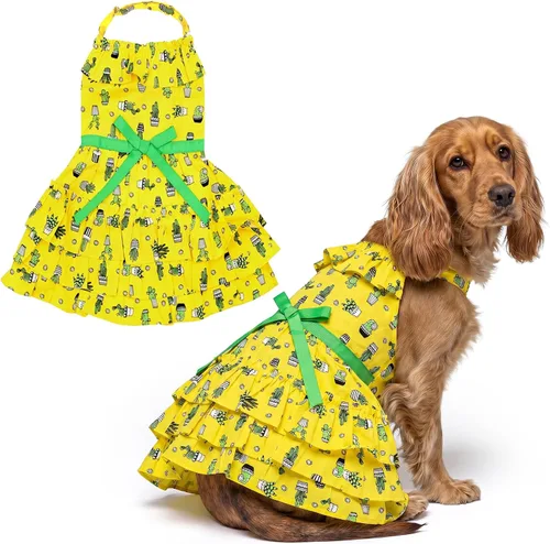 Vista 8 de Parisian Pet Chambray - Vestido para perro - Ligero sin mangas para perro, niña, talla XS Chambray en general