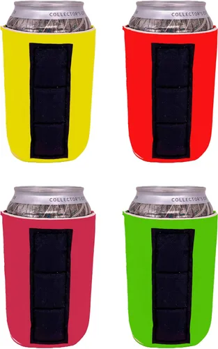 Vista 27 de Enfriador de latas magnéticas en blanco (paquete de 10, varios)