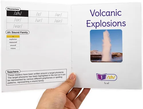 Vista 4 de Junior Learning Lectores decodificables Sound Families R-Controlled Non-Fiction Phase 5.5, sonidos vocales, aprender a leer, textos fáciles