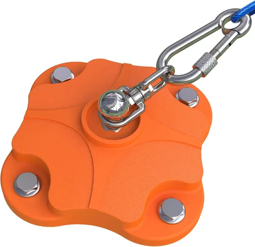 Vista 9 de Estaca de perro resistente para exterior, patio y camping con cables de 2x20 pies para perros, capacidad de 200 libras, doble giro de 360°, anclaje