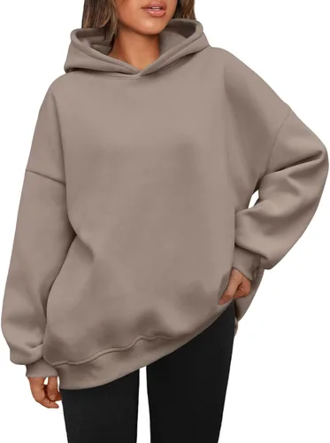 Vista 31 de AUTOMET Sudaderas con capucha de gran tamaño para mujer, sudaderas de forro polar con capucha 2024, ropa de otoño, trajes de moda, suéter de invierno