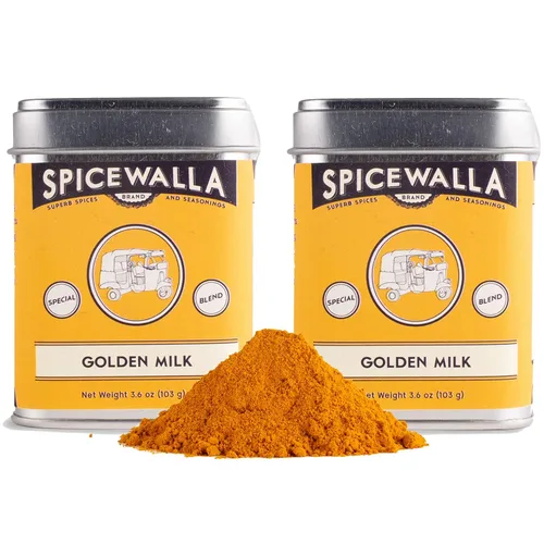 Vista 9 de Spicewalla Leche dorada en polvo - Canela, jengibre, cúrcuma bebida té o mezcla de café con leche