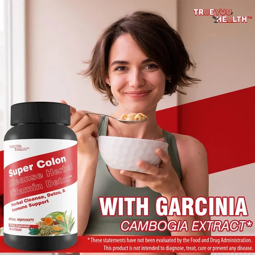 Vista 6 de Super Colon Cleanse Herbal Vitamin Detox - Limpieza de hierbas, desintoxicación y apoyo inmunológico - Promueve la digestión saludable y el alivio