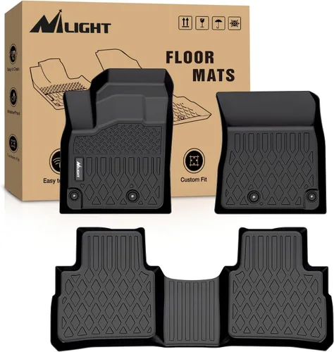 Vista 14 de Nilight Alfombrillas TPE para Nissan Altima 2007 2008 2009 2010 2011 2012 para todo tipo de clima, ajuste personalizado, forros de piso resistentes