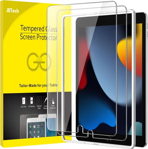 Vista 12 de JETech Protector de pantalla para iPad (9.7 pulgadas, modelo 2018/2017, 6ª/5ª generación), Air 2/1, Pro 9.7 pulgadas, película de vidrio templado