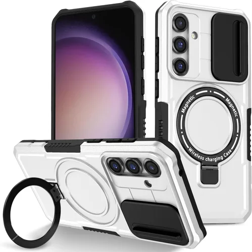 Vista 26 de Funda magnética para Samsung Galaxy Note 20 Ultra, soporte para teléfono, funda protectora mate a prueba de golpes, funda protectora para teléfono