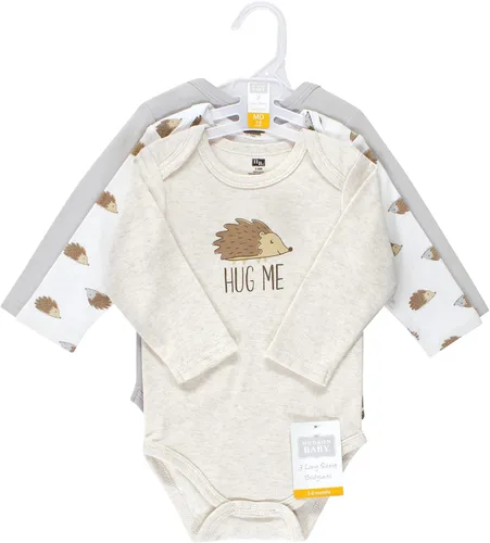 Vista 2 de Hudson Baby unisex-baby Cotton Long-sleeve Bodysuits