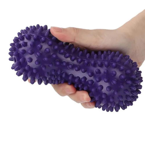 Vista 8 de Bola de masaje de yoga, bola de pies, masajeador de tejido profundo, bola de fascia de yoga, bola de masaje de cacahuete, bola de masaje con pinchos