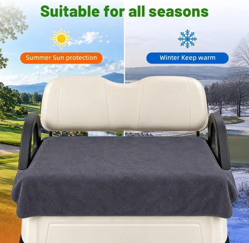 Vista 6 de Funda de asiento de carrito de golf, manta de microfibra para asiento de carrito de golf, protector de asiento de carrito de golf suave, accesorios