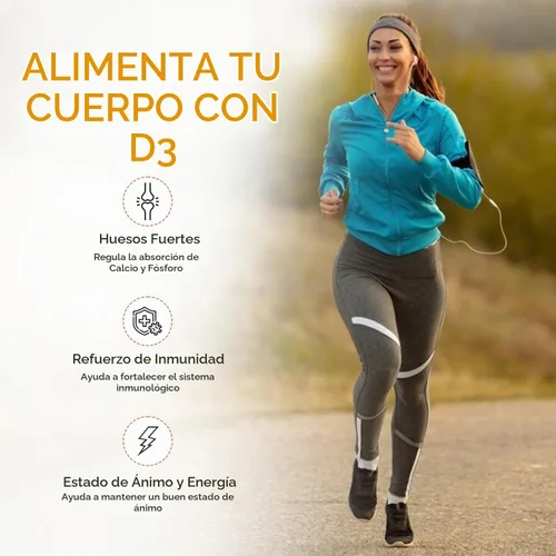 Vista 3 de Nivagen Weekly-D Vitamina D3 50,000 UI (colecalciferol) Cápsulas blandas de alta potencia una vez a la semana 24 cápsulas blandas Apoya
