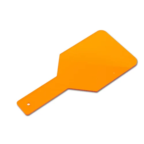 Vista 2 de SNAWOP Escudo de luz de curado dental de mano LED/UV Protección de luz Ojo/Cara Placa de placa naranja (1PCS)