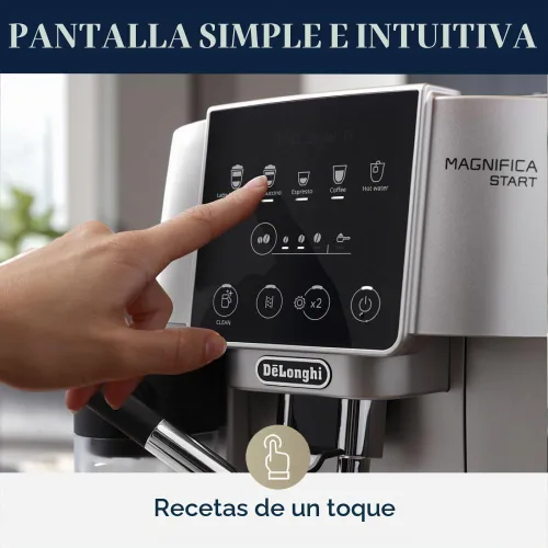 Vista 2 de De'Longhi Magnifica Start - Máquina automática de café expreso, espumador