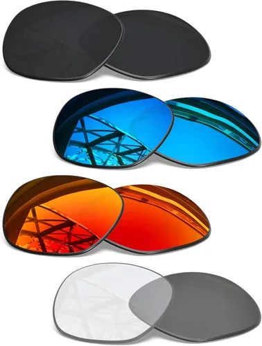 Vista 7 de Set of 4 Replacement Lenses for Ray-Ban Meta Gen1&2&3 AI Glasses Stealth Black & Fire Red & Ice Blue & Eclipse Fotocromático