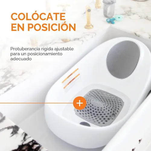 Vista 2 de Boon Soak 3 Stage Baby Bathtub - Tina de baño para bebé de 3 etapas Boon - Tina de baño con tres posiciones de soporte para recién nacidos a niños