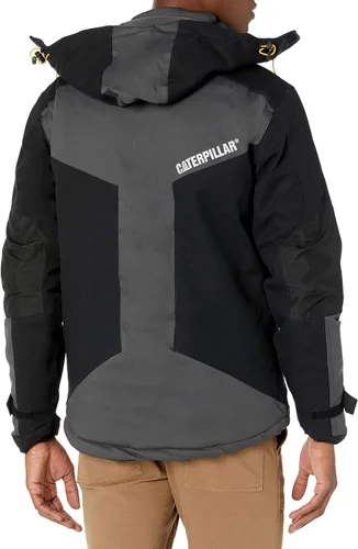 Vista 2 de Caterpillar Men's Triton Insulated Jackets with Waterproof Shell, 2-Way Front Zipper, and Removable Adjustable Hood
