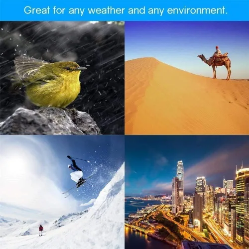 Vista 7 de GeRRiT Monocular Telescope, Monocular Telescope for Adults, 40 * 60HD High Power Waterproof with Smartphone Adapter Tripod for Bird