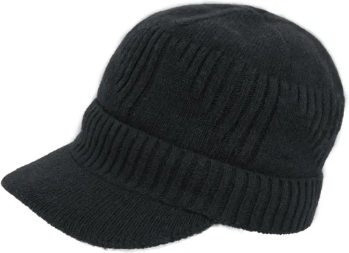Vista 20 de Dahlia Gorro para hombre con visera - lana, sombrero de invierno con borde, forro polar