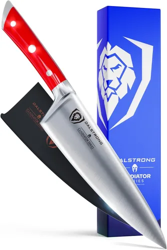 Vista 8 de Dalstrong 8" Chef Knife - Forged German Steel .ELITE Negro