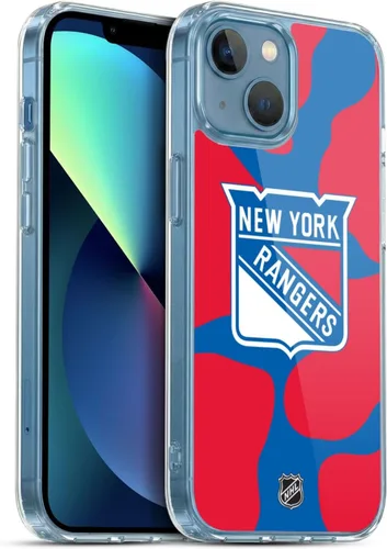 Vista 23 de Head Case Designs Funda de gel suave con licencia oficial de la NHL Camouflage New York Rangers compatible con Apple iPhone 7 Plus/iPhone 8 Plus