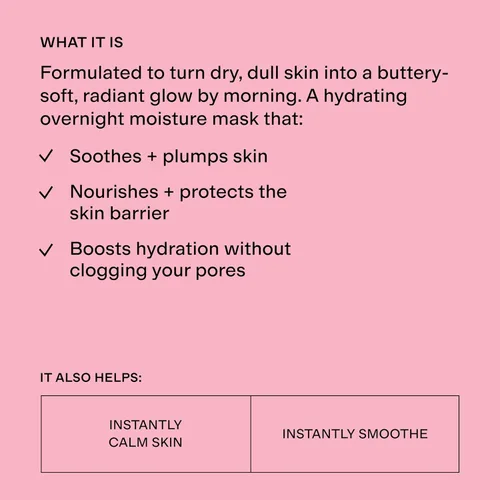 Vista 3 de CLEARSTEM HYDRABERRY - Máscara facial hidratante para mujer, máscara de noche para dormir para mujeres con ceramidas, árnica y magnesio PCA
