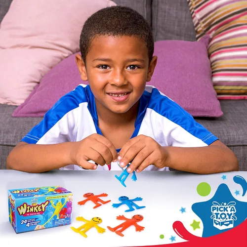 Vista 3 de PICK A TOY 24 piezas adhesivas elásticas para hombres, bolsas de regalo