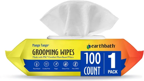 Vista 16 de Earthbath Toallitas para aseo de perros - Toallitas para perros para patas y trasero, Toallitas para mascotas para perros y gatos, ayuda para pieles