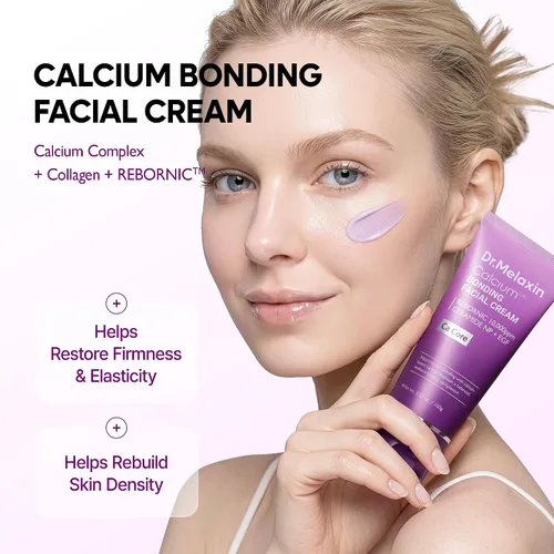 Vista 2 de Dr.Melaxin Crema facial de unión de calcio con REBORNIC 10,000 ppm y EGF, hidratante facial antienvejecimiento para densidad de piel, ceramida