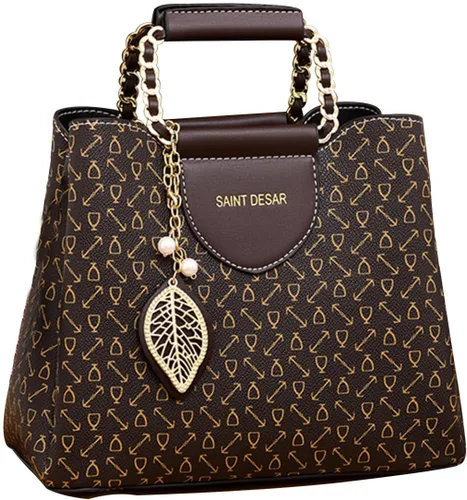 Vista 8 de Elegante bolso de mano para mujer, bolso cruzado de cuero sintético para mujer, bolso bandolera de moda con asa superior, bolso pequeño