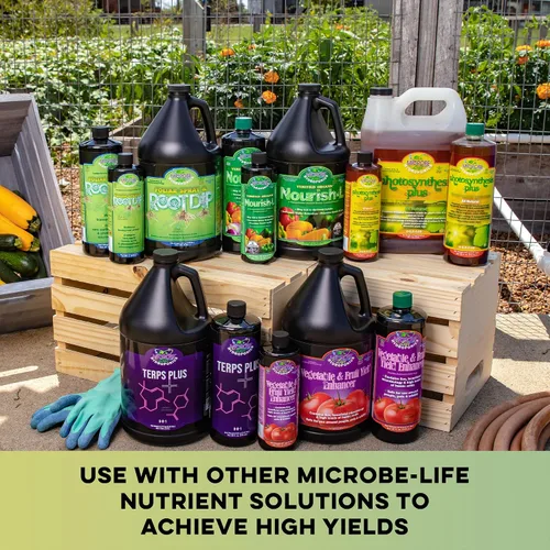 Vista 6 de Microbe Life Hydroponics PH21349 Premium - Aerosol foliar y inmersión de raíces, 32 onzas, verde
