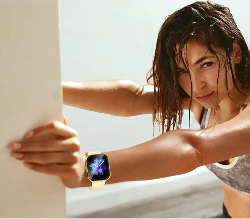 Vista 7 de Wingle Paquete de 4 fundas compatibles con Apple Watch de 1.614 in Series 8 7, funda impermeable de borde recto, cubierta protectora completa