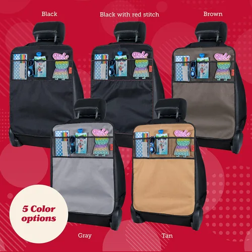 Vista 9 de Tapete para pisar con grandes bolsillos de almacenamiento, negro (Black Stitching)