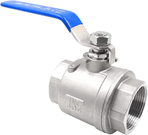 Vista 9 de Válvula de bola de acero inoxidable NPT 1 rosca (1-1/4 pulgadas de diámetro interior), válvula de cierre bidireccional para grifo de agua a gas